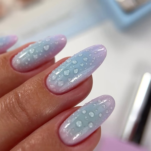 Набор HEYLOVE Water Drop Top для создания эффекта капель росы на ногтях - Фото №6