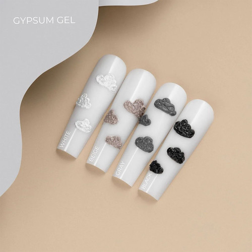 Гель для дизайна HEYLOVE Gypsum Gel Black 5 г - Фото №3
