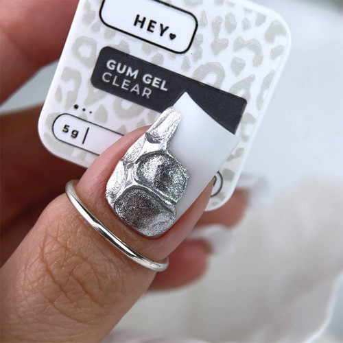 Гель-жвачка для дизайна HEYLOVE Gum Gel Clear 5 г - Фото №5