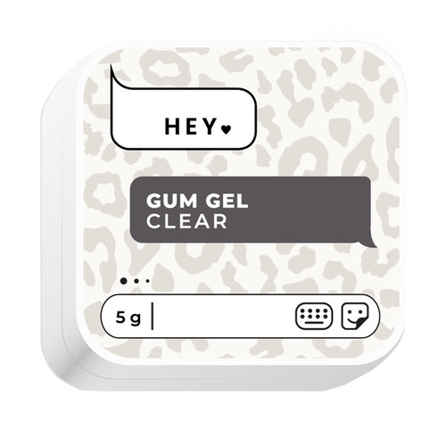 Гель-жвачка для дизайна HEYLOVE Gum Gel Clear 5 г - Фото №1