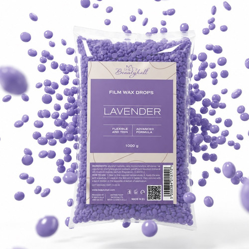 Пленочный воск в гранулах Beautyhall Hot Film Wax Lavander 1 кг - Фото №3