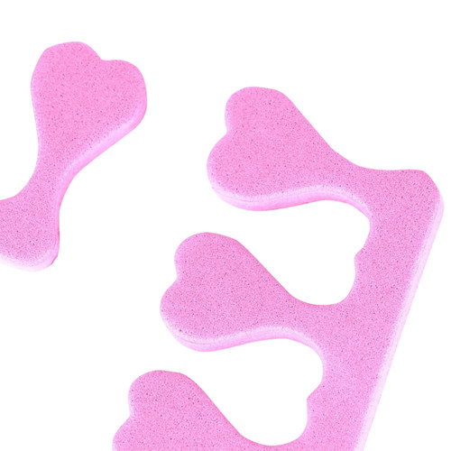 Pedicure separators JAAPEE pink hearts 1 pair - Фото №3