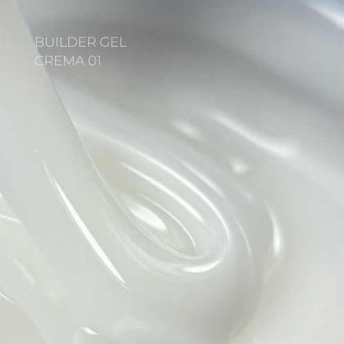 Gel for extensions TOUCH Builder gel Crema 01 milky 30 ml - Фото №2