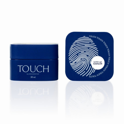 Gel for extensions TOUCH Builder gel Crema 01 milky 30 ml - Фото №5