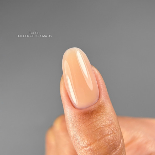 Гель для наращивания TOUCH Builder gel Crema 05 карамельно-бежевый 30 мл - Фото №3