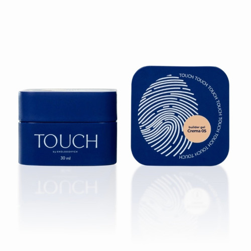Гель для наращивания TOUCH Builder gel Crema 05 карамельно-бежевый 30 мл - Фото №5