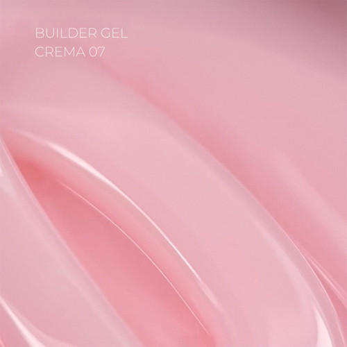 Гель для наращивания TOUCH Builder gel Crema 07 молочно-розовый 30 мл - Фото №2