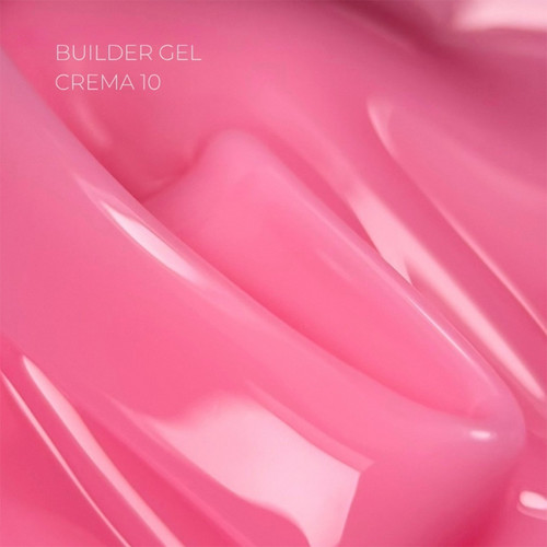 Гель для наращивания TOUCH Builder gel Crema 10 ярко-розовый 30 мл - Фото №2