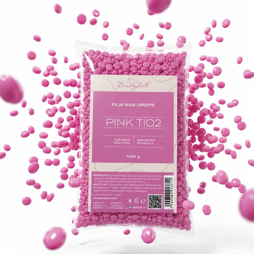 Пленочный воск в гранулах Beautyhall Hot Film Wax Pink TiO2 1 кг - Фото №3