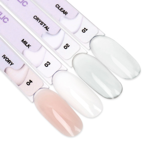 Акригель для наращивания ногтей TUFI profi 02 Crystal 30 г (0329137) - Фото №4
