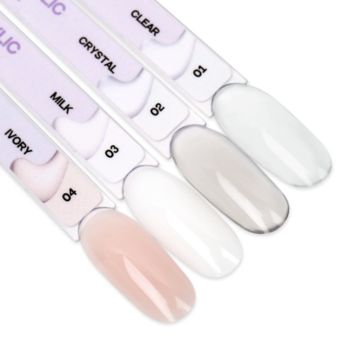 Акригель для наращивания ногтей TUFI profi 04 Ivory 30 г (0329140) - Фото №5