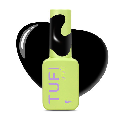 Gel polish TUFI profi Ultra Black 02 Black 10 ml (0330853) - Фото №1