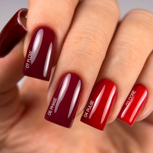 Gel polish TUFI profi REDLINE 05 Deep Subtle red 10 ml (0331245) - Фото №6