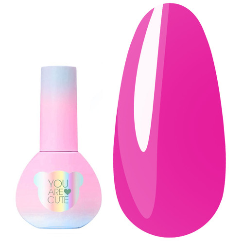 Гель-лак YOUARECUTE Color 123 витражный фуксия 5 мл (993-4757-1317) - Фото №1
