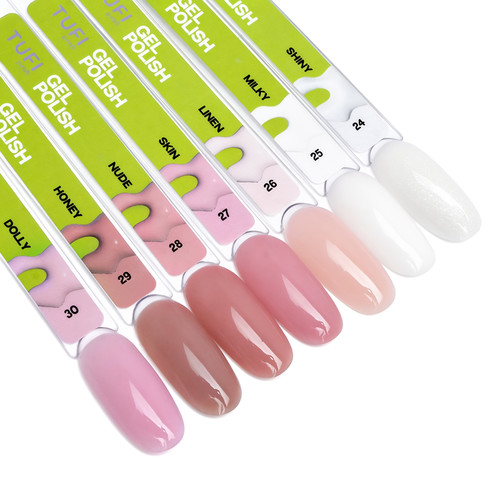 Gel polish TUFI profi NUDELINE 27 Skin Natural peach 10 ml (0333020) - Фото №6