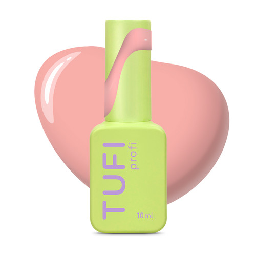 Gel polish TUFI profi NUDELINE 28 Nude Natural pink-beige 10 ml (0333021) - Фото №1