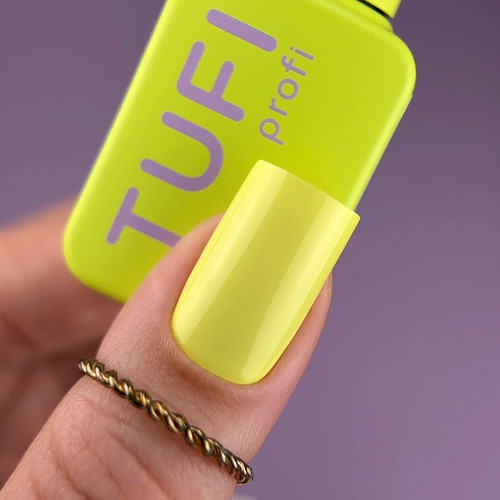 Gel polish TUFI profi SUMMERLINE 32 Zest Neon yellow 10 ml (0333095) - Фото №6