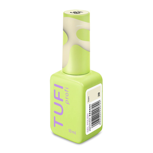 Gel polish TUFI profi COFFEELINE 39 Foam Light cream 10 ml (0333566) - Фото №5