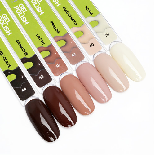 Gel polish TUFI profi COFFEELINE 41 Praline Pinkish beige 10 ml (0333568) - Фото №6