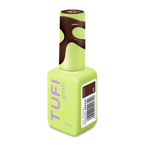 Gel polish TUFI profi COFFEELINE 43 Ganache Warm brown 10 ml (0333570) - Фото №2