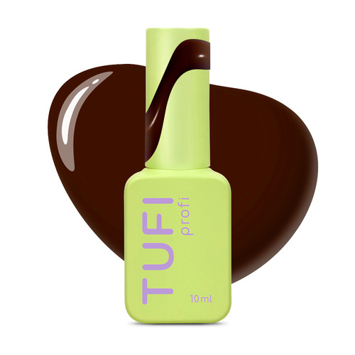 Gel polish TUFI profi COFFEELINE 44 Chocolate Chocolate brown 10 ml (0333571) - Фото №1