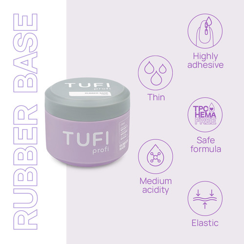 TUFI profi RUBBER BASE 30 ml (0333820) - Фото №3