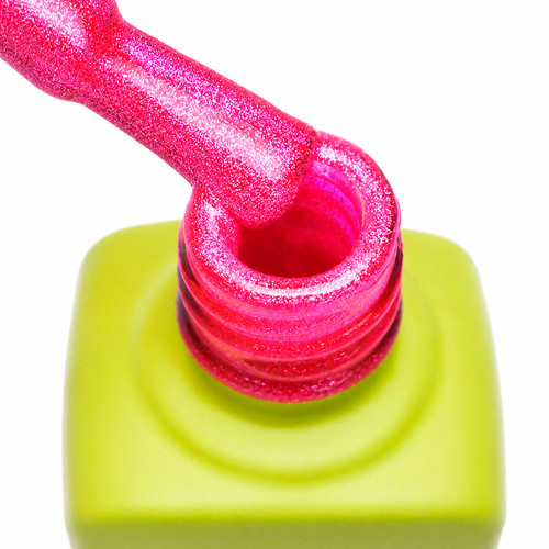 Gel polish TUFI Profi NEON CAT EYE 55 Shock neon pink 10 ml (0334060) - Фото №3