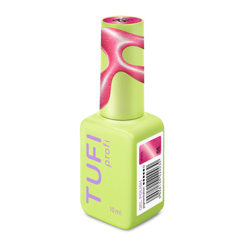 Gel polish TUFI Profi NEON CAT EYE 55 Shock neon pink 10 ml (0334060) - Фото №4