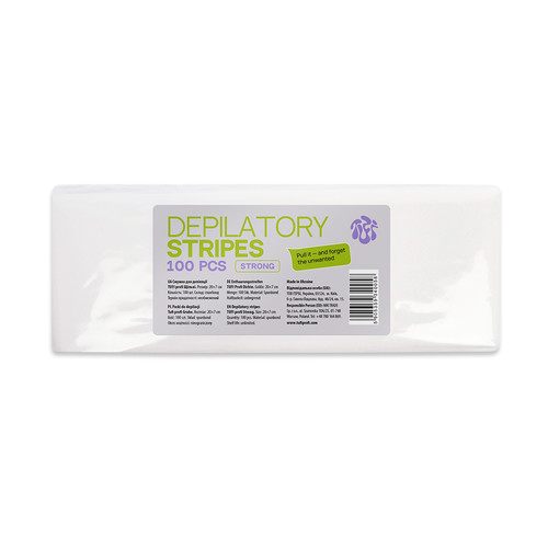 Depilatory/Sugaring strips TUFI Profi Medium density 100 pcs (0334555) - Фото №5