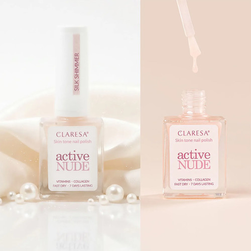 Классический лак для ногтей Claresa SILK SHIMMER 9,5 мл - Фото №6
