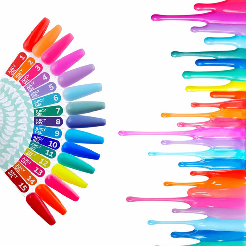 Гель для наращивания YOUARECUTE Juicy Gel 1 светло-красный 15 мл (995-5866-1703) - Фото №5