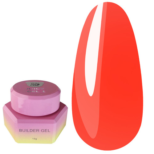 Гель для наращивания YOUARECUTE Juicy Gel 1 светло-красный 15 мл (995-5866-1703) - Фото №1