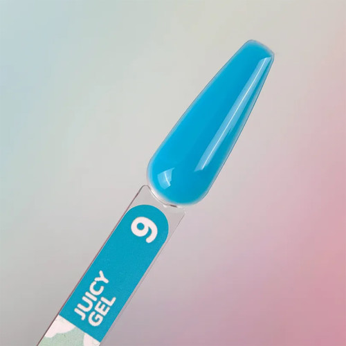 Гель для наращивания YOUARECUTE Juicy Gel 9 голубой 15 мл (995-5874-1711) - Фото №3