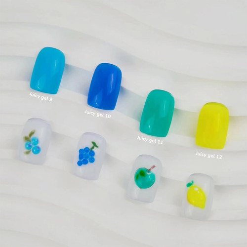 Гель для наращивания YOUARECUTE Juicy Gel 9 голубой 15 мл (995-5874-1711) - Фото №4
