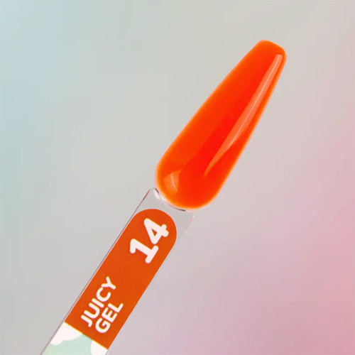 Гель для наращивания YOUARECUTE Juicy Gel 14 оранжевый 15 мл (995-5879-1716) - Фото №3