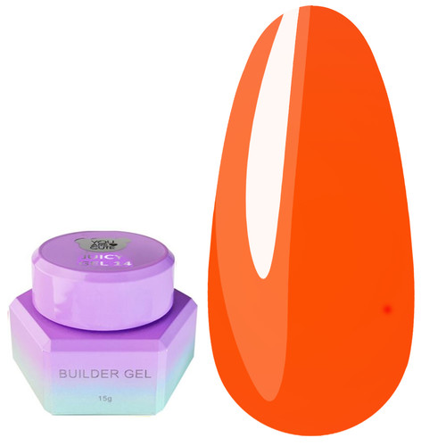 Гель для наращивания YOUARECUTE Juicy Gel 14 оранжевый 15 мл (995-5879-1716) - Фото №1