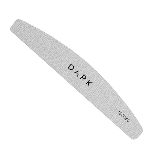 Set of nail files DARK Half Moon on the foam gray 25 pcs. (150/180 grit) - Фото №1
