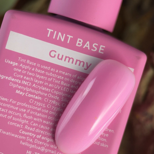 База для ногтей HEYLOVE Tint base Juicy Gummy розовый 15 мл - Фото №3