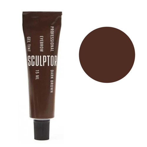 Eyebrow gel tint SCULPTOR dark brown 15 ml (2000000018430) - Фото №1
