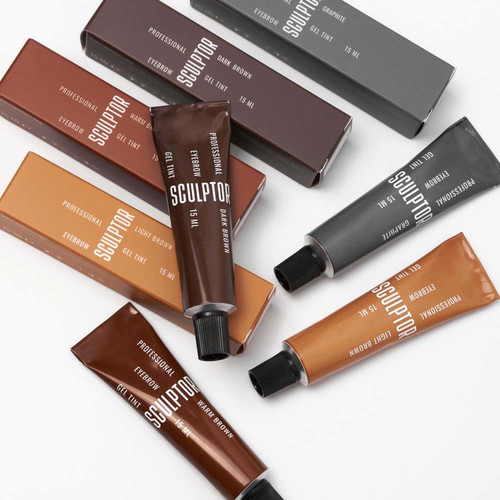 Eyebrow gel tint SCULPTOR warm brown 15 ml (2000000018423) - Фото №5