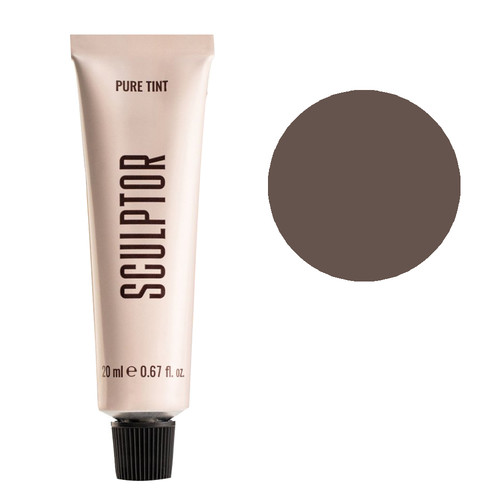 Краска для бровей и ресниц SCULPTOR PURE TINT Dark Brown 3 (Темно-коричневая) 20 мл - Фото №1