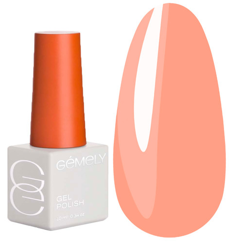 Gel polish GEMELY Max color 038 peach-apricot 10 ml (7704612) - Фото №1