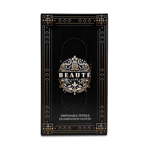 Перчатки нитриловые Beauty luxe розовые M 50 шт - Фото №4