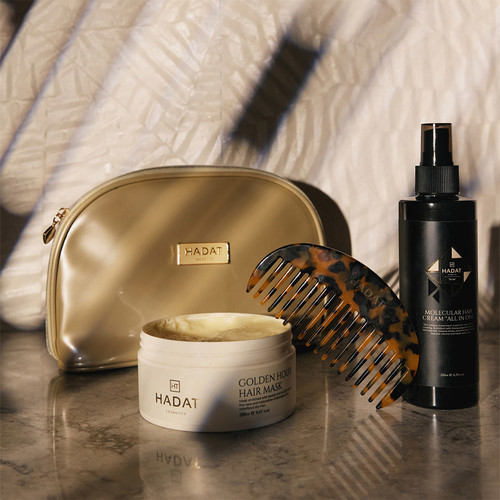 Интенсивная восстанавливающая маска HADAT GOLDEN HOUR HAIR MASK 280 мл - Фото №6