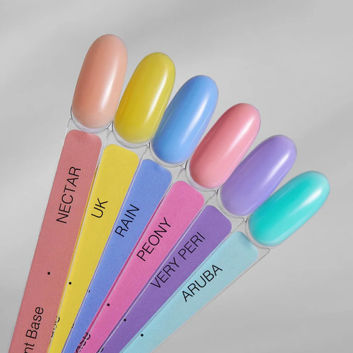 База для ногтей HEYLOVE Tint base Sweety Peony кораллово-розовый 15 мл - Фото №4