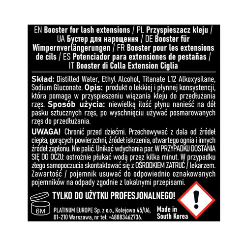PLATINUM adhesive booster with mango aroma 15 ml - Фото №4
