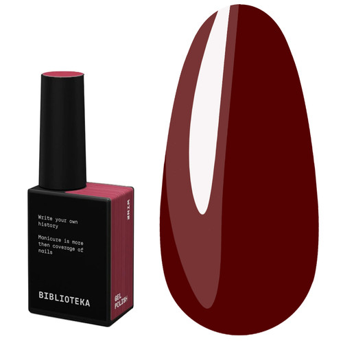 Gel polish BIBLIOTEKA RED SPECTRUM 45 Wine 10 ml - Фото №1
