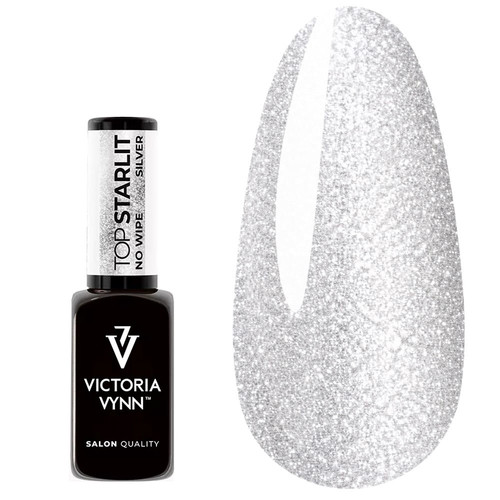 Top Victoria Vynn Starlit Silver No Wipe 8 ml - Фото №1