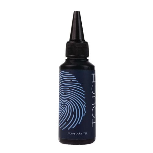 Touch No Wipe Top Coat without sticky layer, with UV filters 60 ml - Фото №1