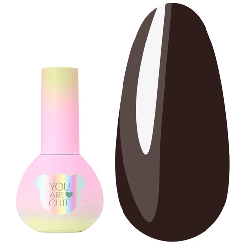 Gel polish YOUARECUTE Color 74 dark brown 5 ml (993-4096-1029) - Фото №1
